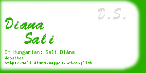 diana sali business card